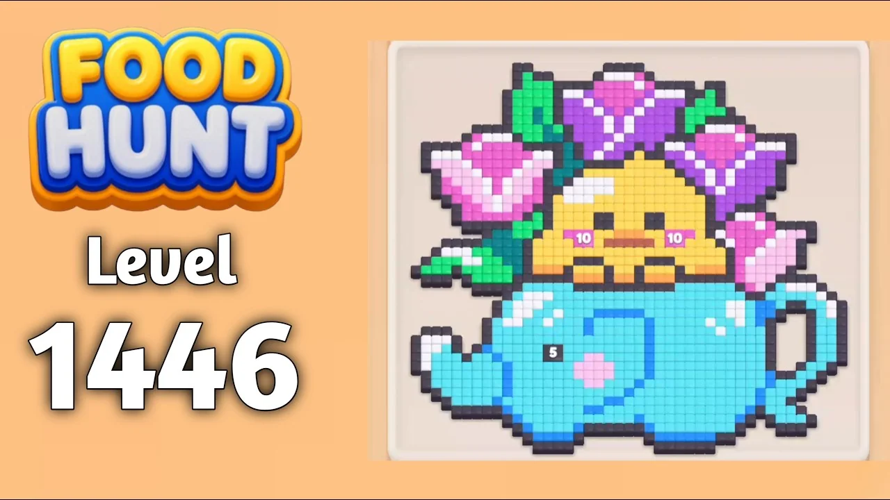 Food Hunt Level 1446 board