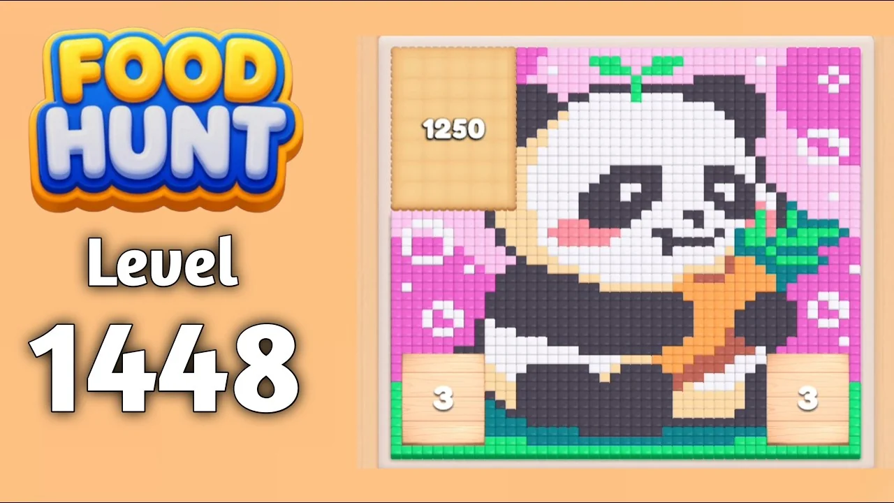 Food Hunt Level 1448 board layout