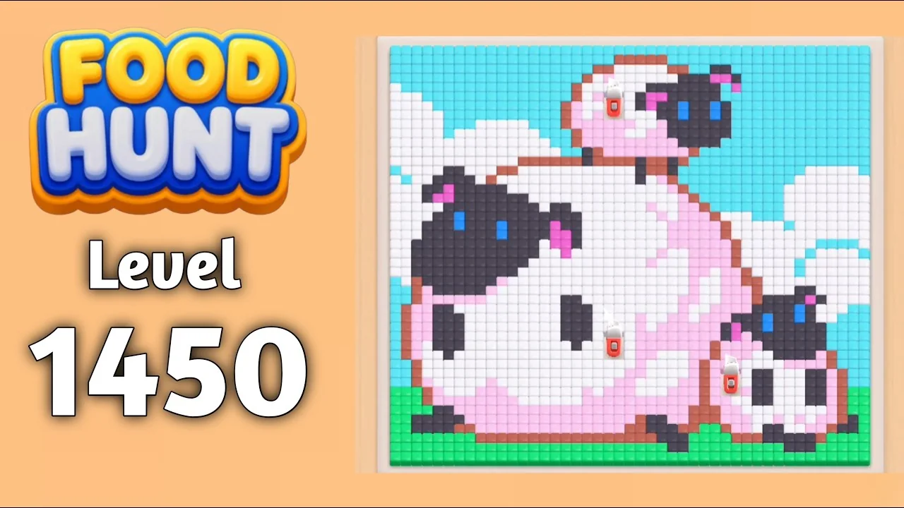 Food Hunt Level 1450 board layout