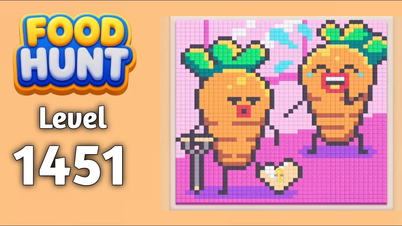 Food Hunt Level 1451 board