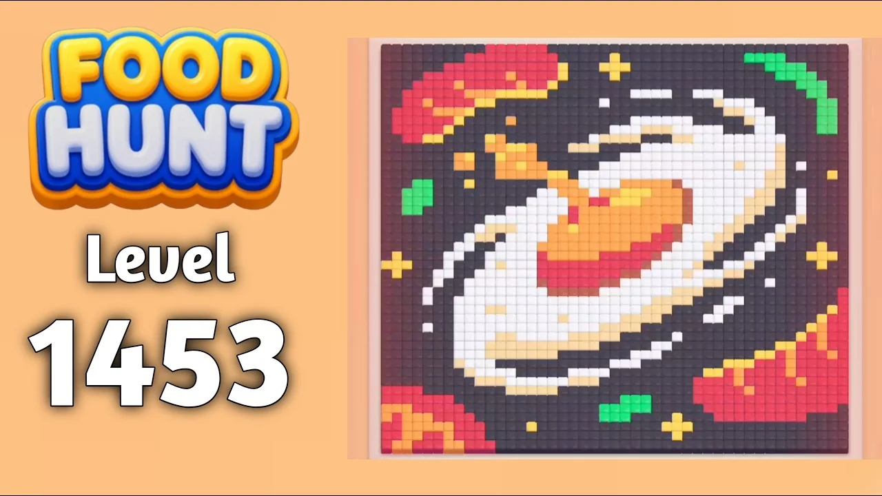 Food Hunt Level 1453 board layout