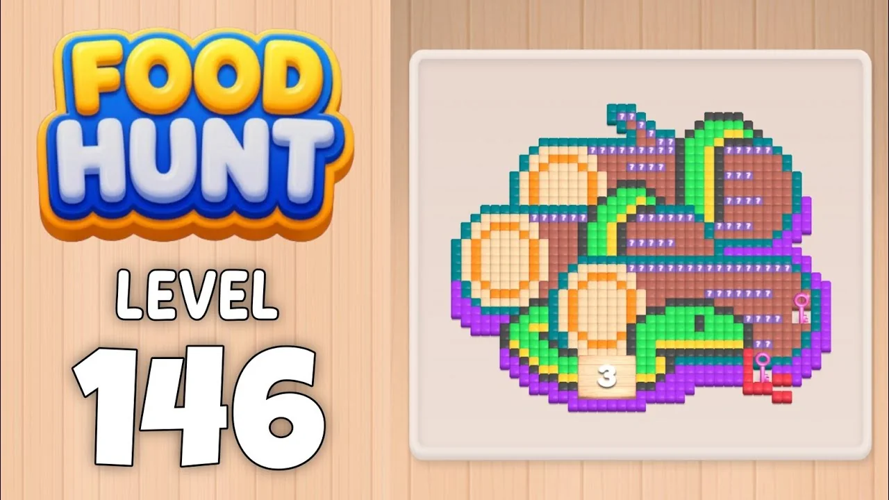 Food Hunt Level 146 board layout
