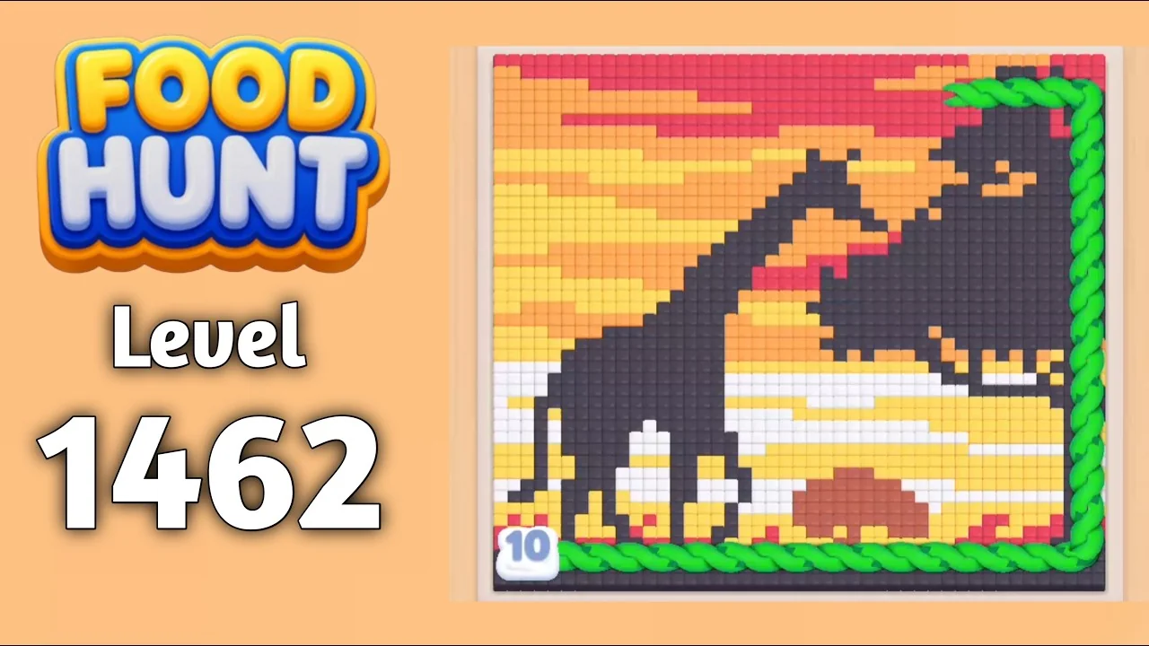 Food Hunt Level 1462 board