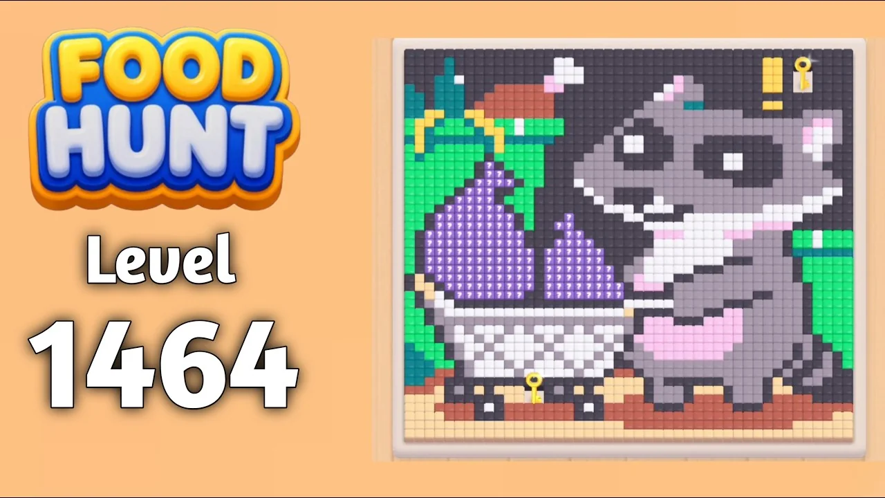 Food Hunt Level 1464 board