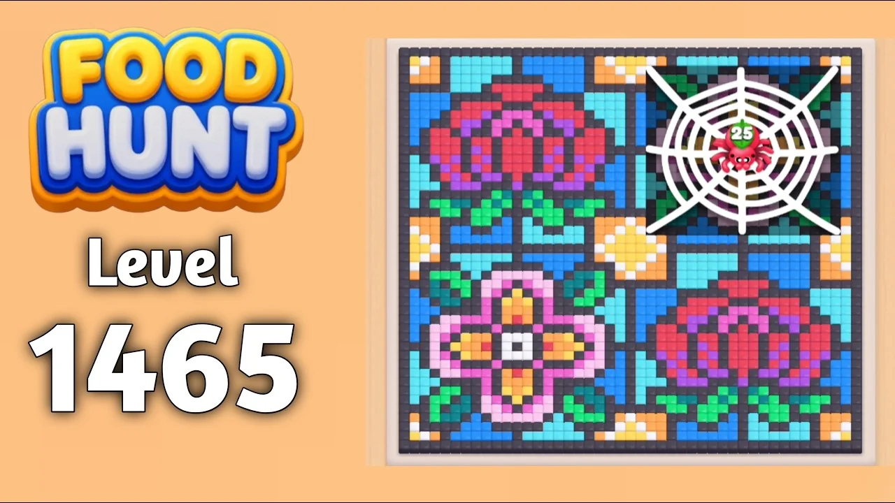 Food Hunt Level 1465 board