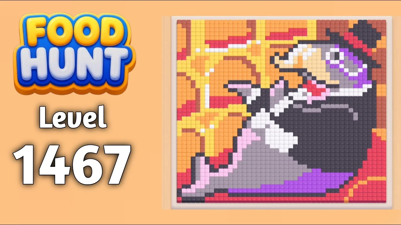 Food Hunt Level 1467 board