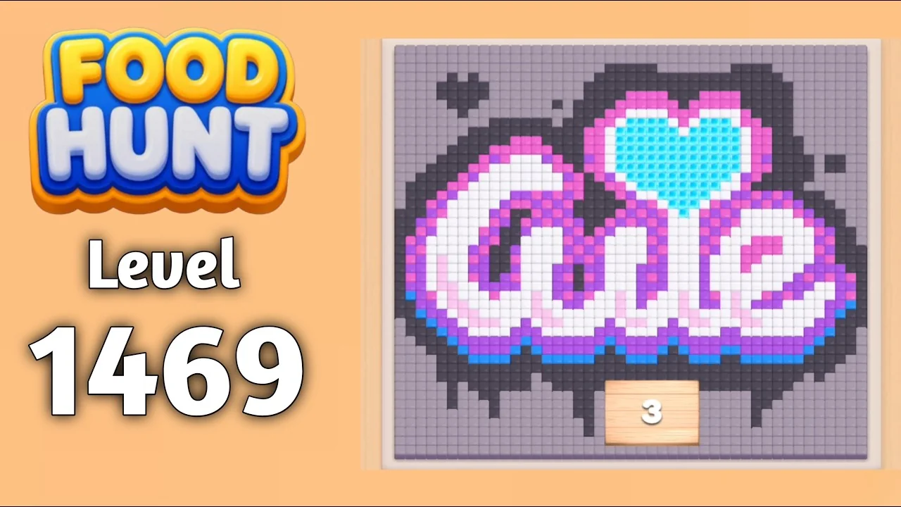Food Hunt Level 1469 board
