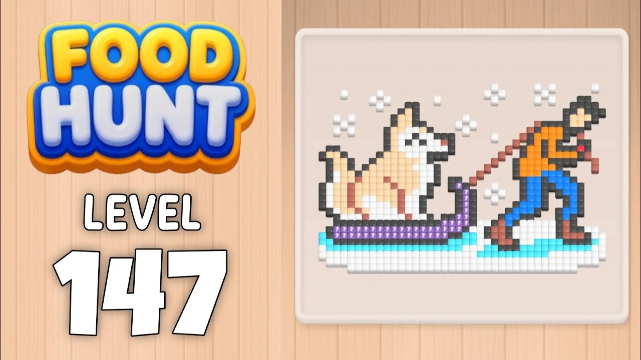 Food Hunt Level 147 board layout
