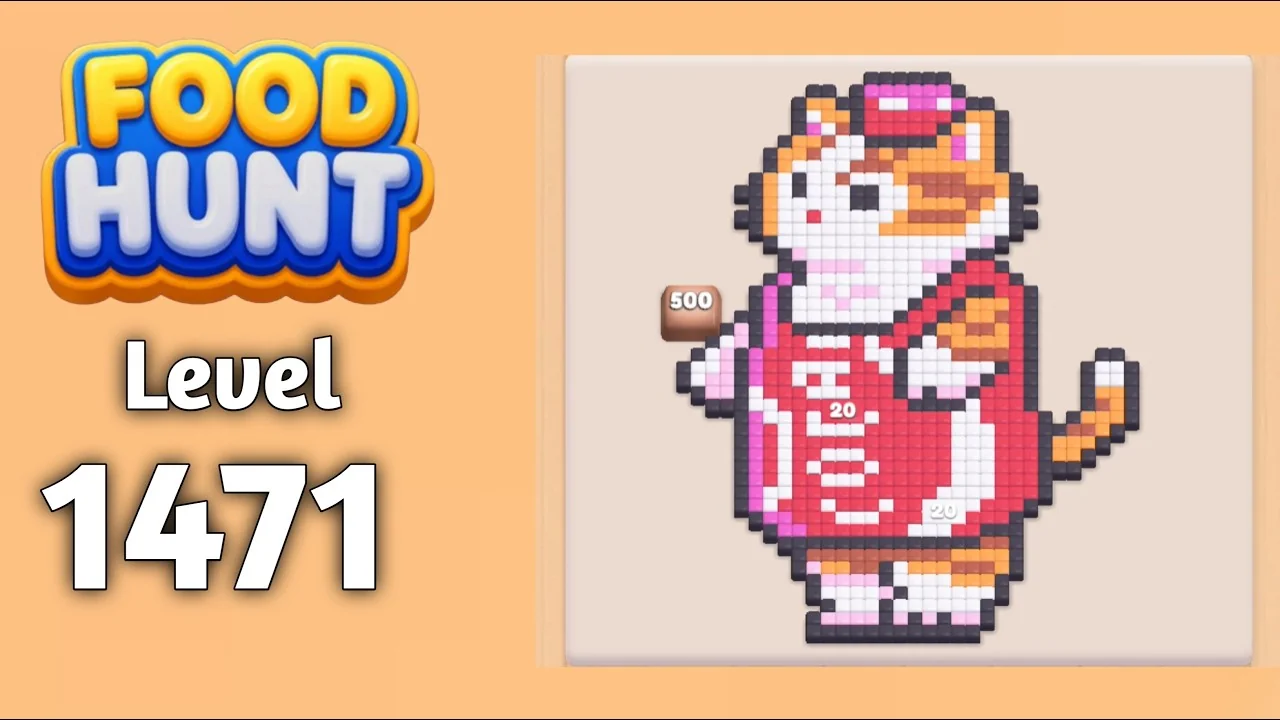 Food Hunt Level 1471 board