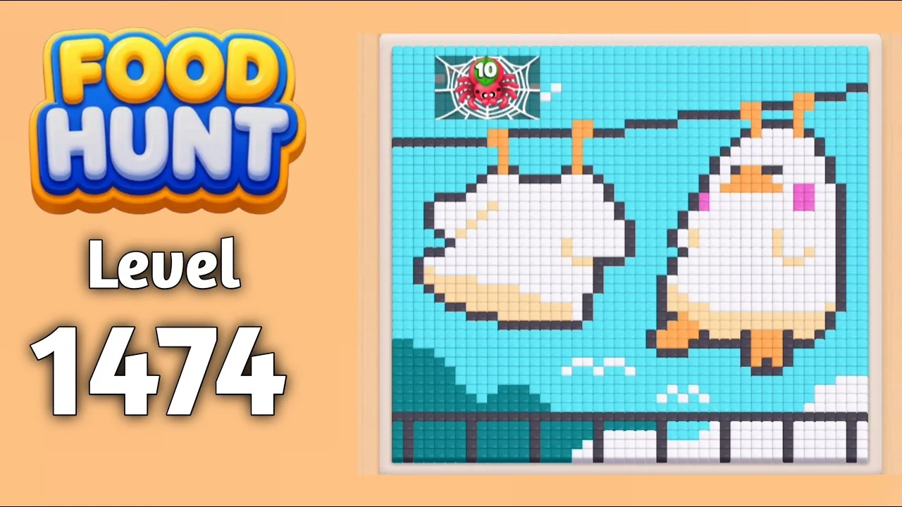 Food Hunt Level 1474 board