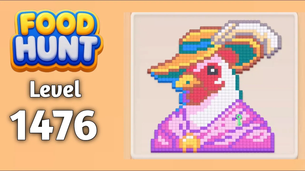 Food Hunt Level 1476 board