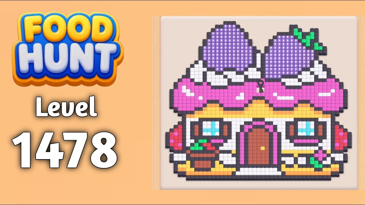 Food Hunt Level 1478 board