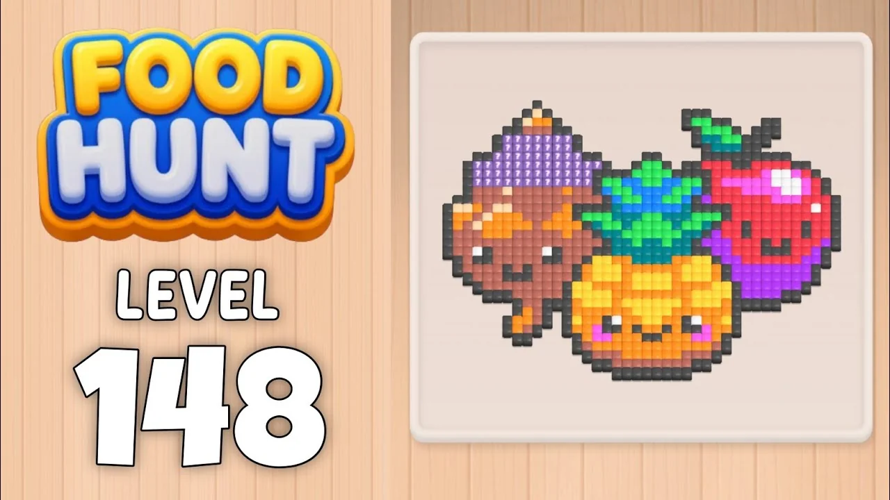 Food Hunt Level 148 board layout