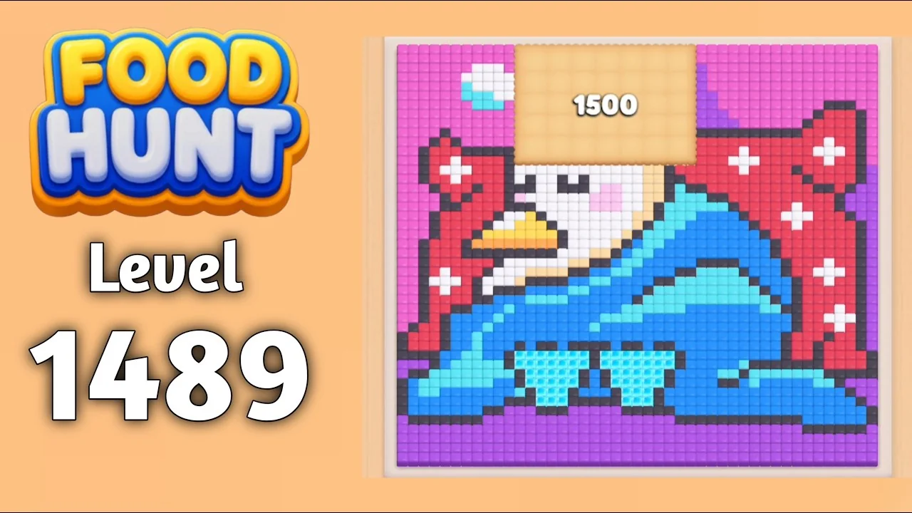 Food Hunt Level 1489 board