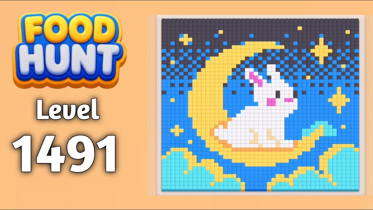 Food Hunt Level 1491 board