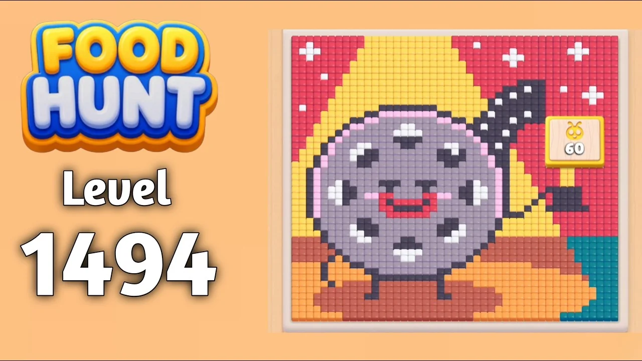 Food Hunt Level 1494 board