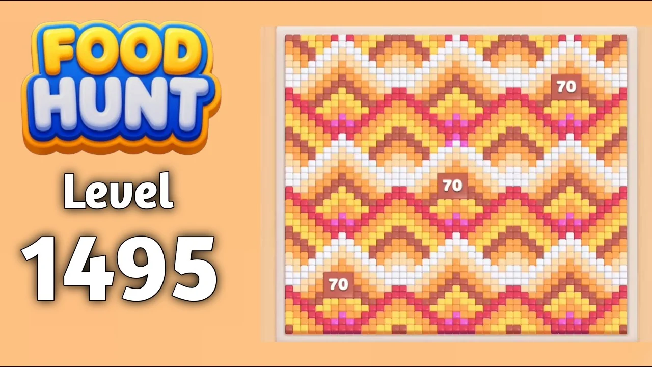 Food Hunt Level 1495 board