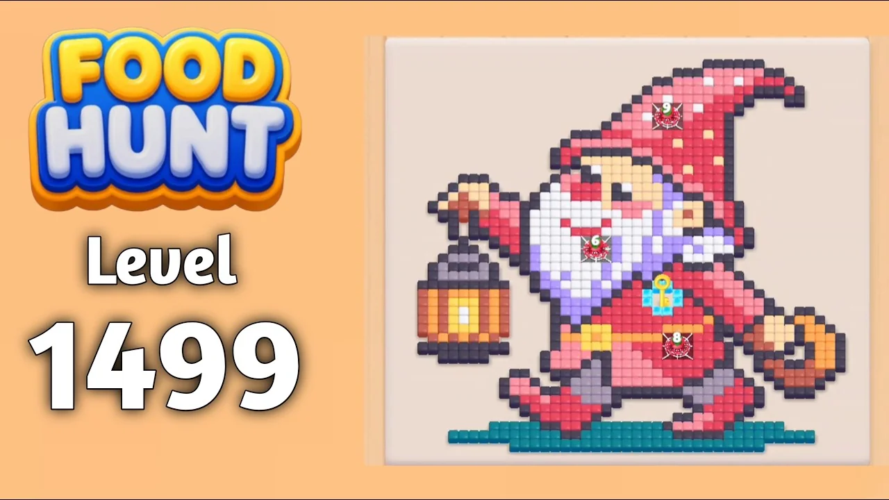 Food Hunt Level 1499 board