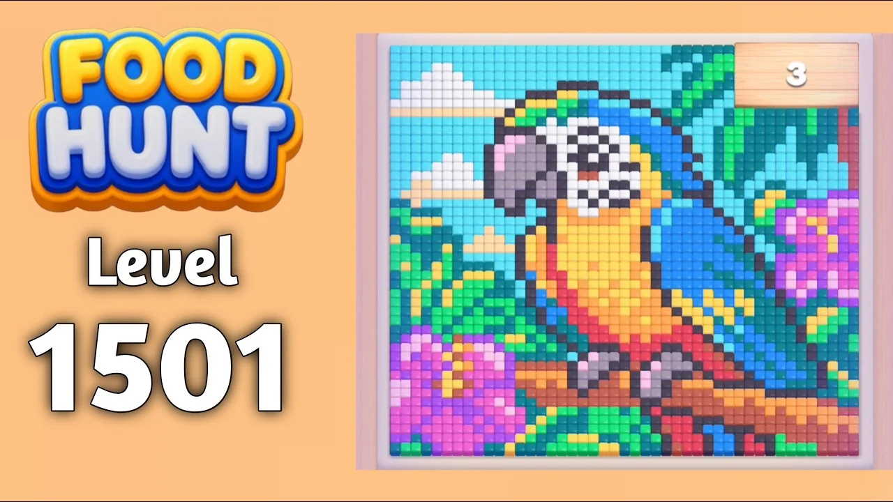 Food Hunt Level 1501 board