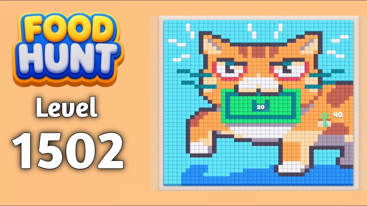 Food Hunt Level 1502 board