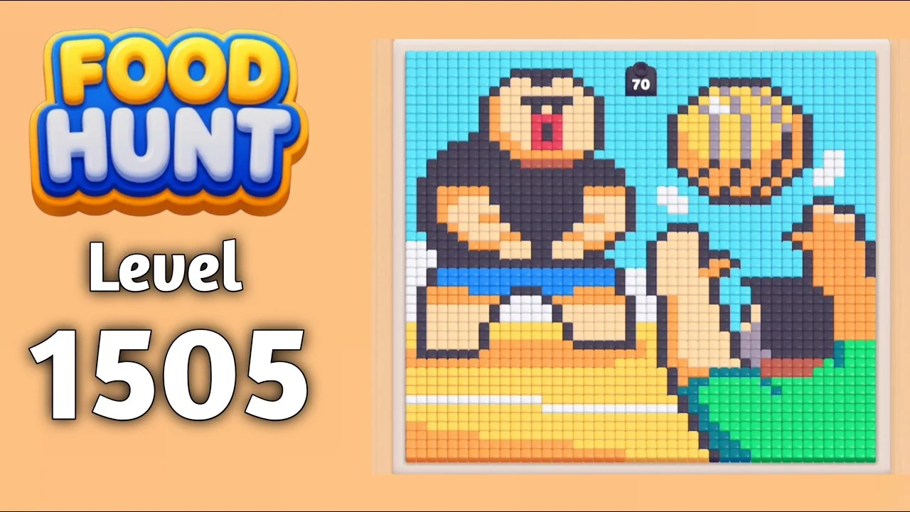 Food Hunt Level 1505 board