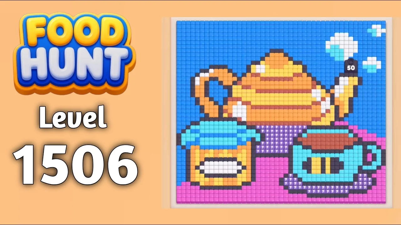 Food Hunt Level 1506 board
