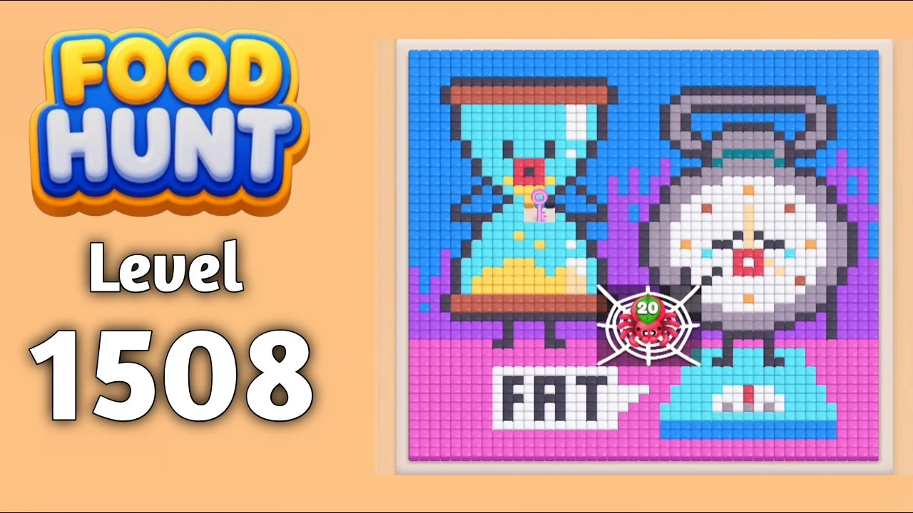 Food Hunt Level 1508 board