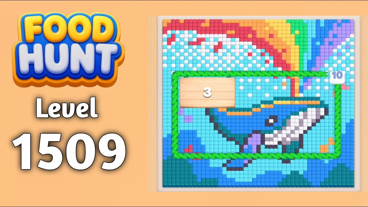 Food Hunt Level 1509 board