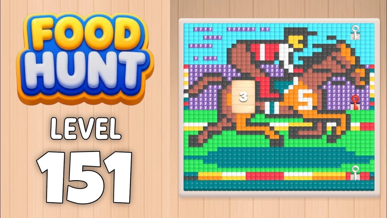 Food Hunt Level 151 board layout