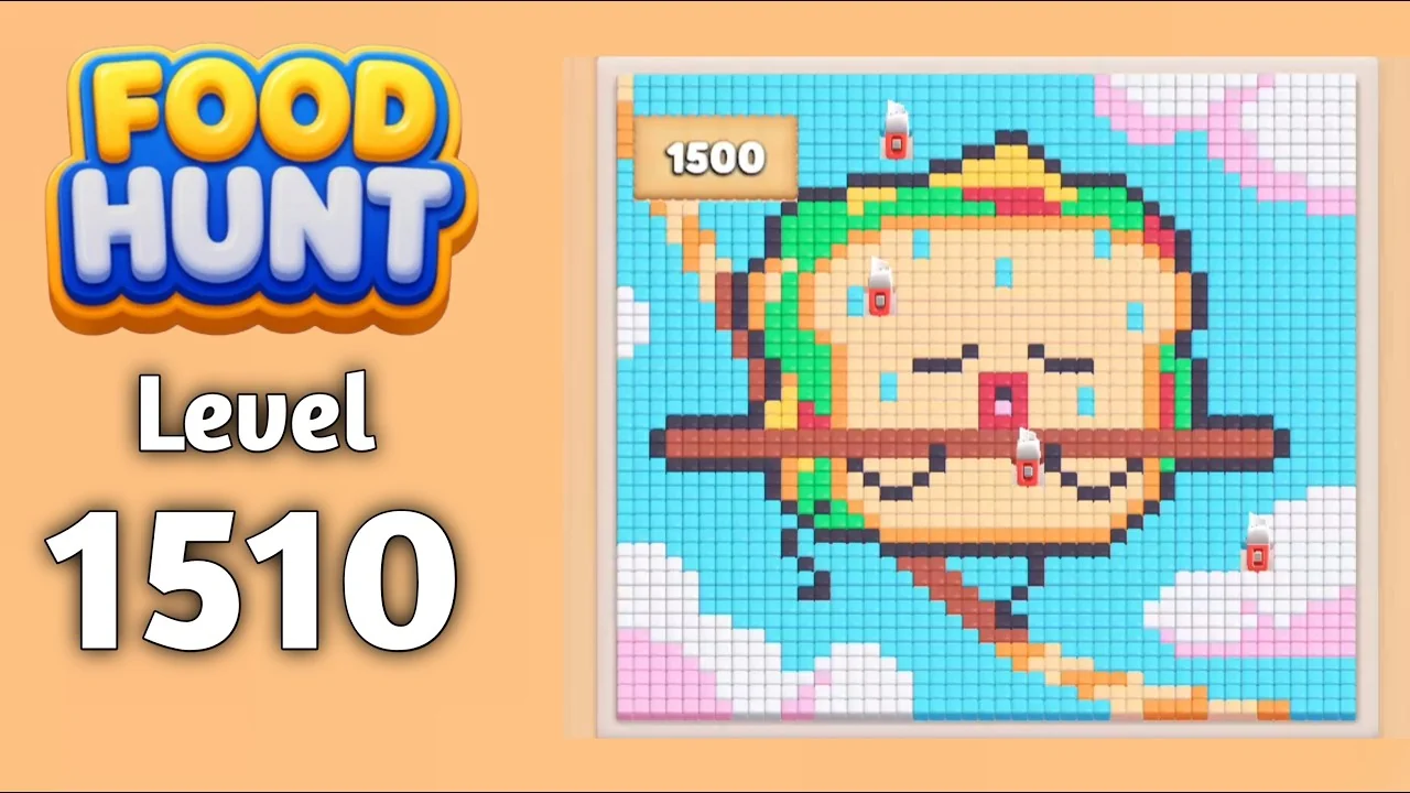 Food Hunt Level 1510 board