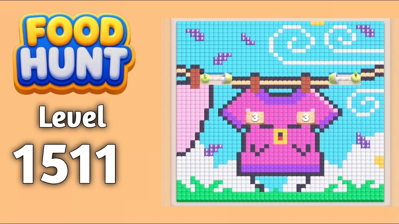 Food Hunt Level 1511 board