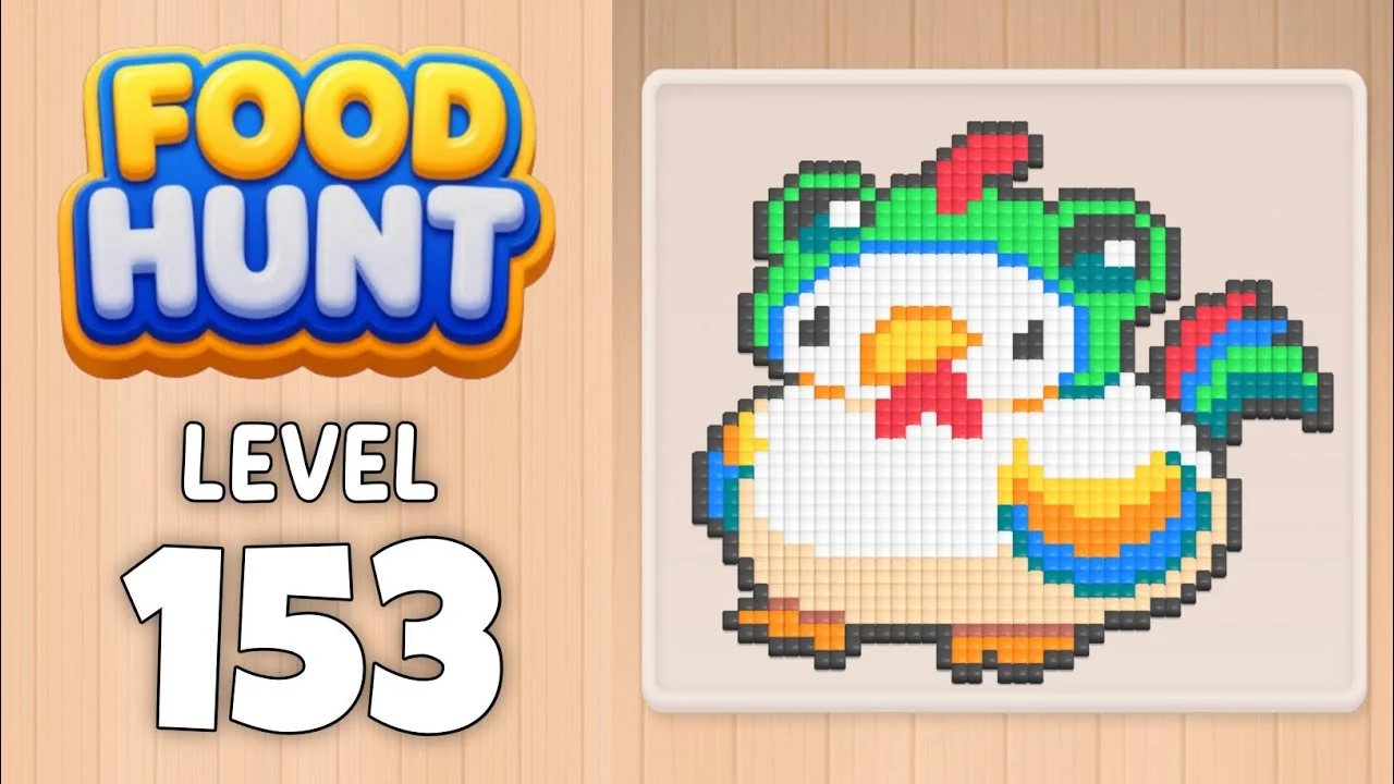 Food Hunt Level 153 board layout