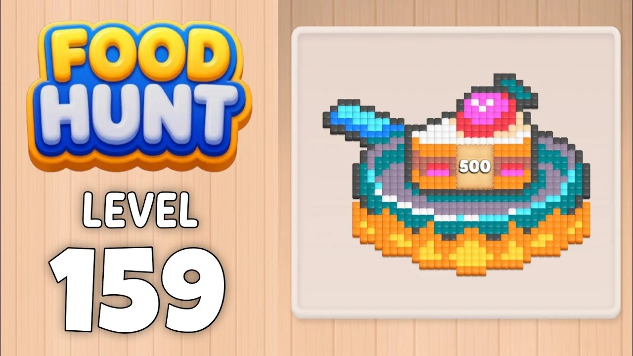Food Hunt Level 159 board layout