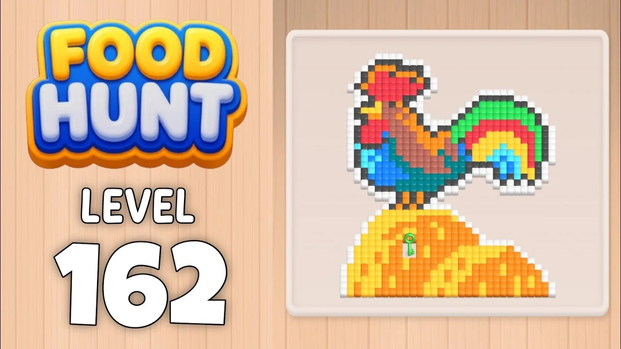 Food Hunt Level 162 board layout