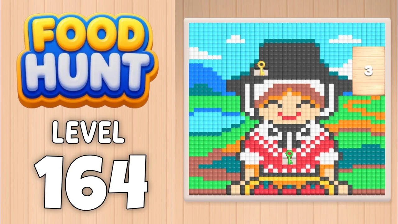 Food Hunt Level 164 board layout