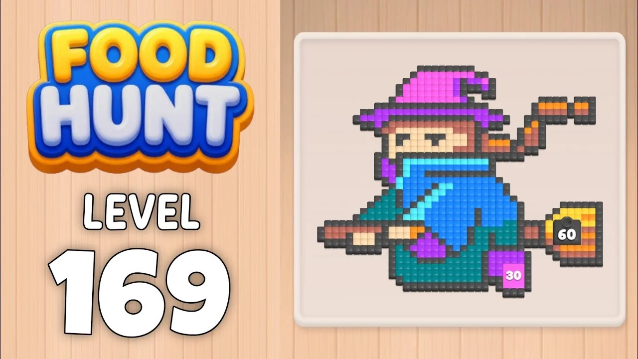 Food Hunt Level 169 board layout