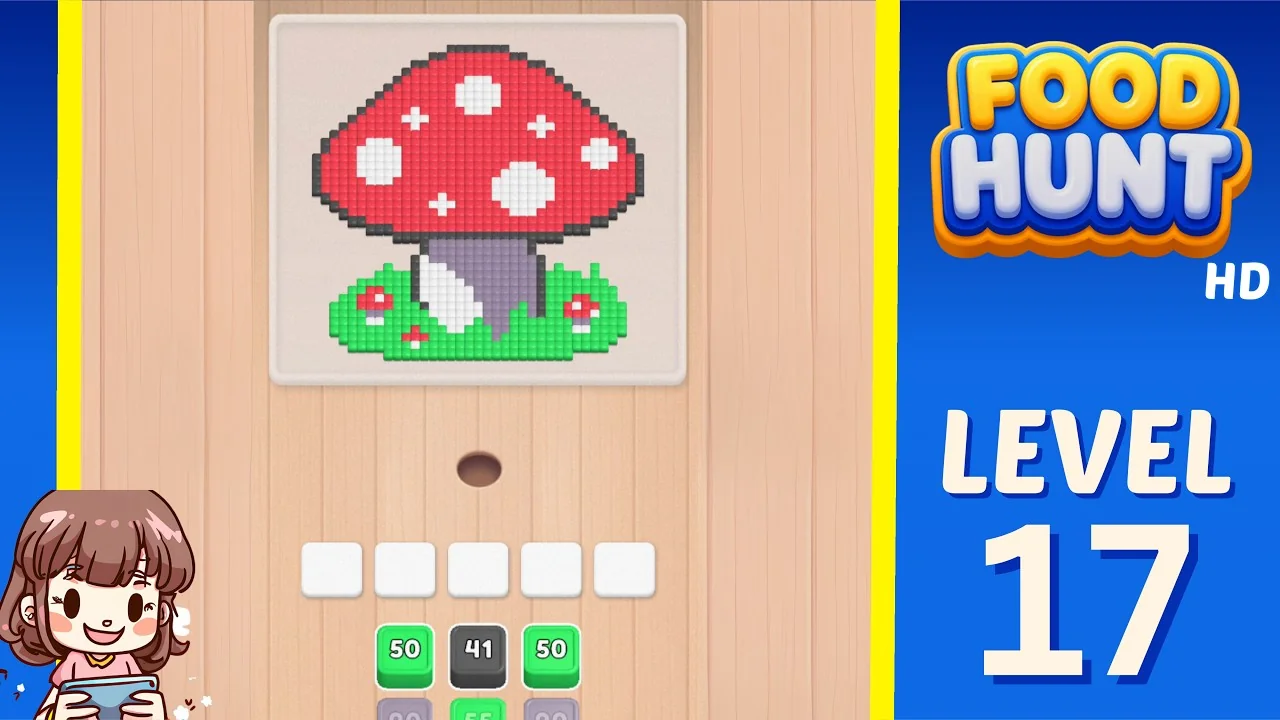 Food Hunt Level 17 board layout