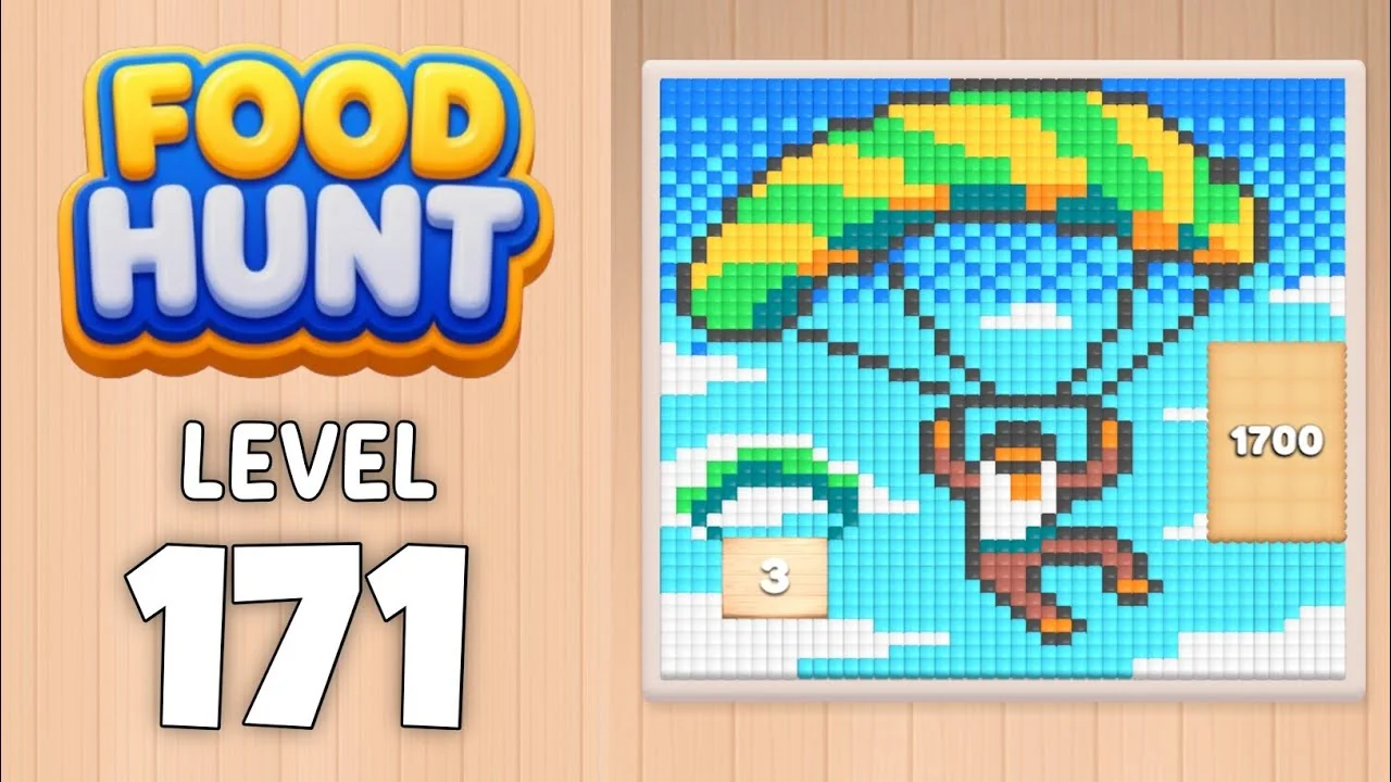 Food Hunt Level 171 board layout