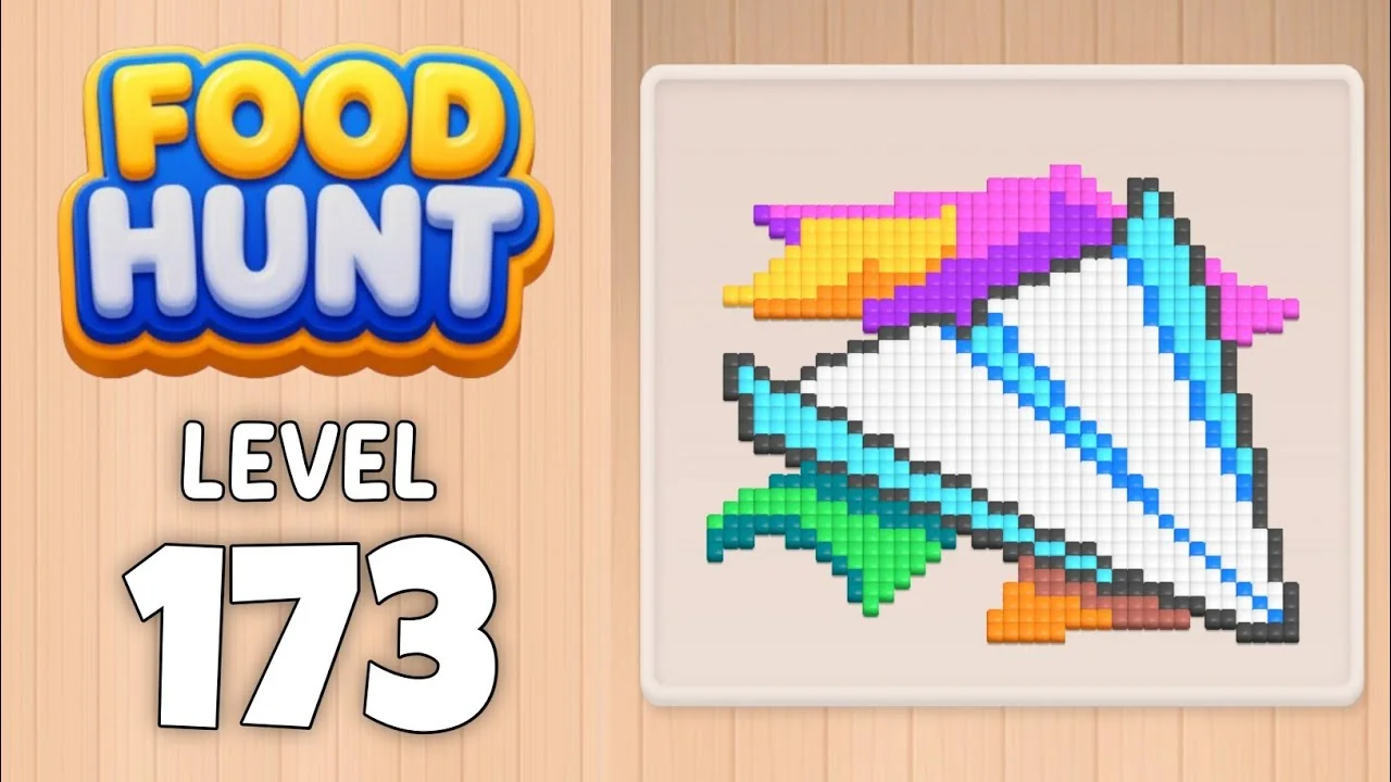 Food Hunt Level 173 board layout