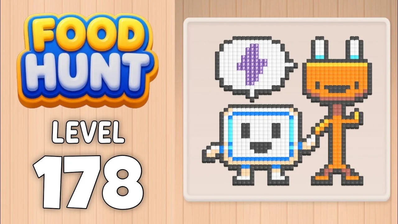 Food Hunt Level 178 board layout