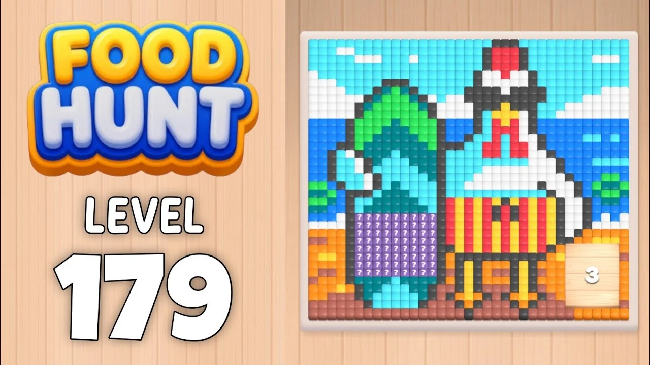 Food Hunt Level 179 board layout