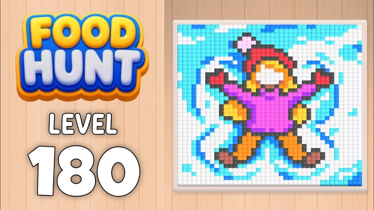 Food Hunt Level 180 board layout