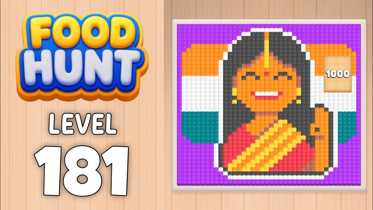 Food Hunt Level 181 board layout
