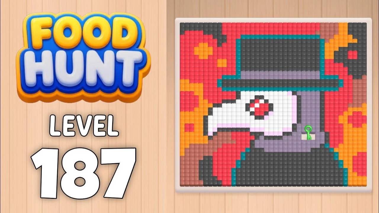 Food Hunt Level 187 board layout