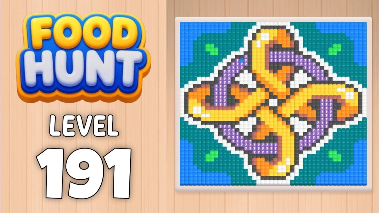 Food Hunt Level 191 board layout