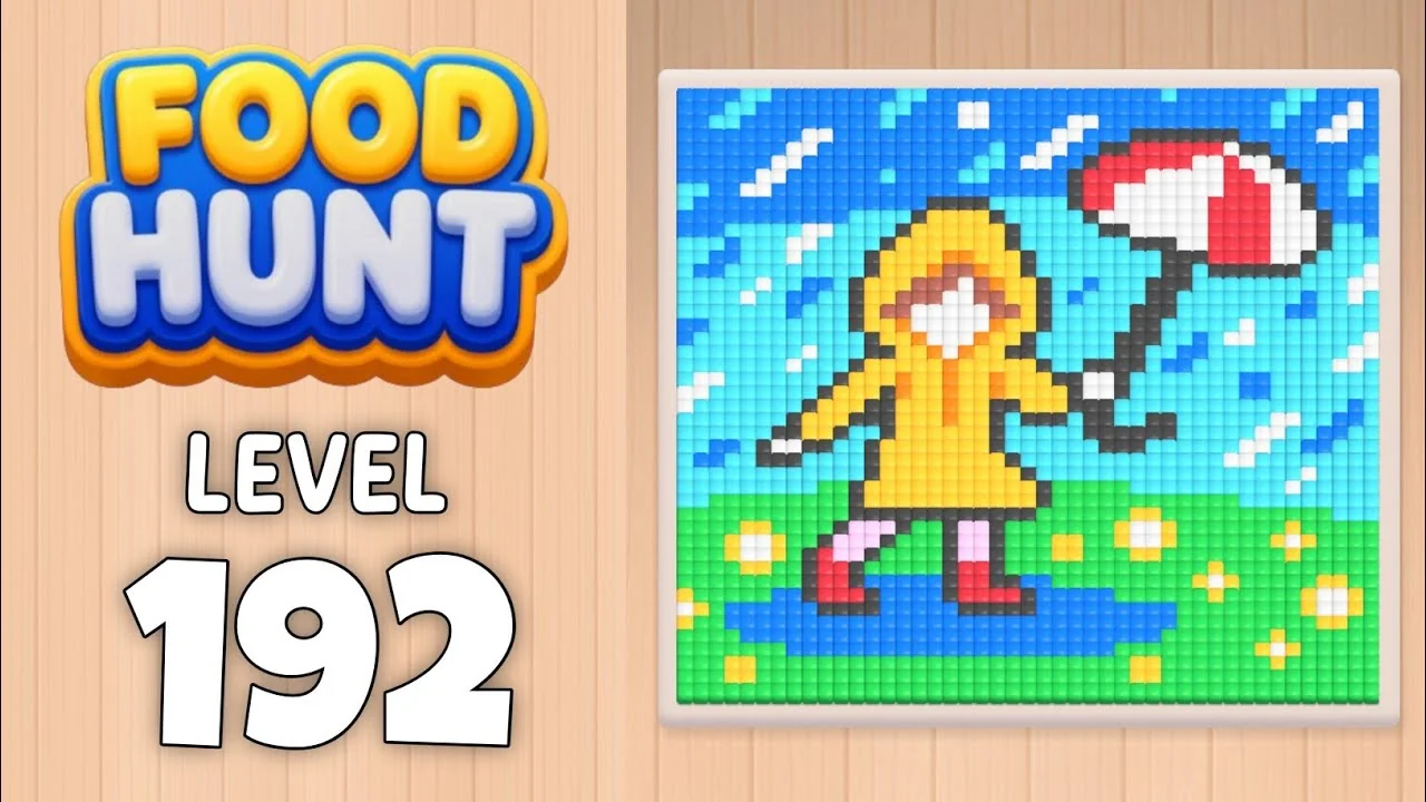 Food Hunt Level 192 board layout