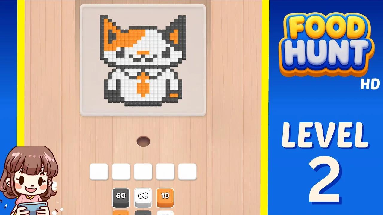 Food Hunt Level 2 board