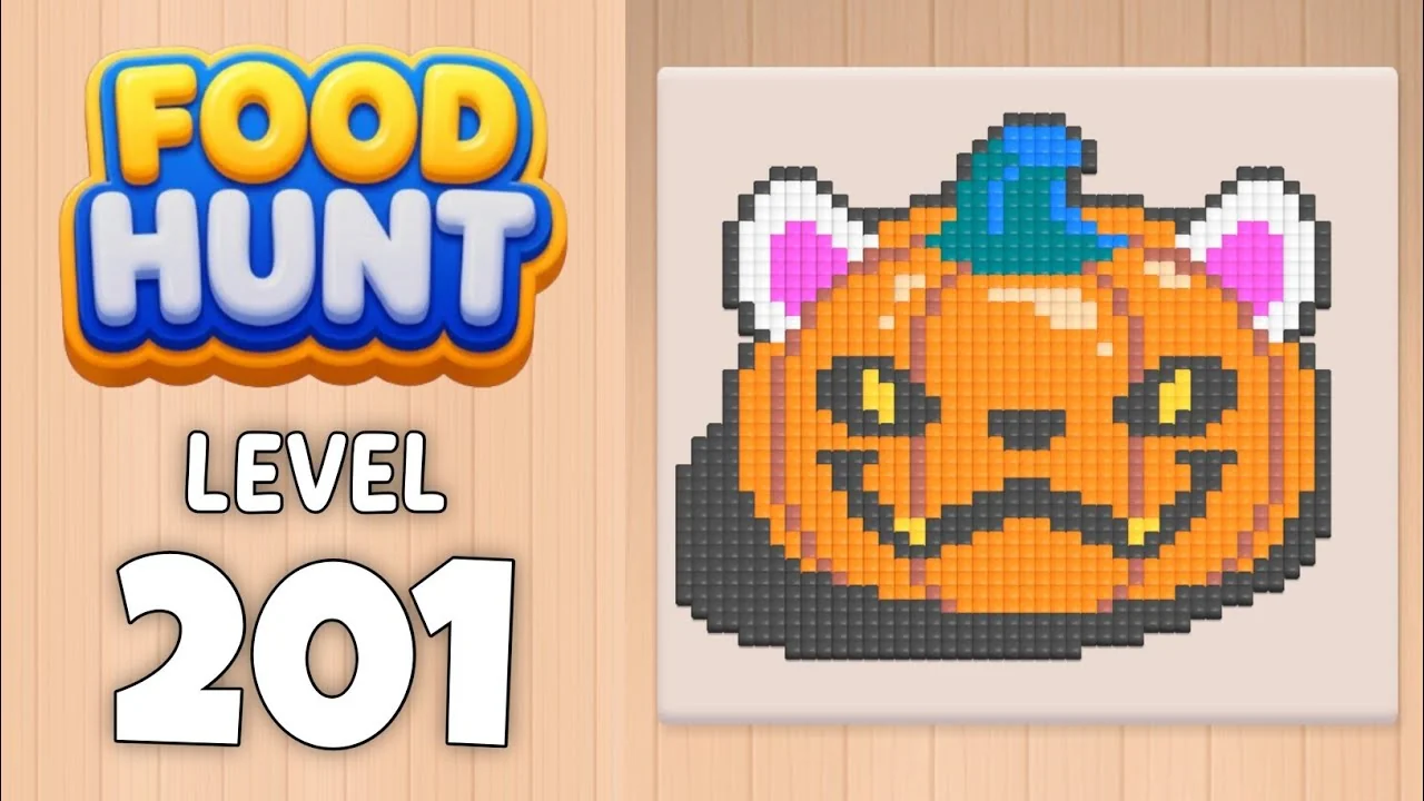 Food Hunt Level 201 board layout
