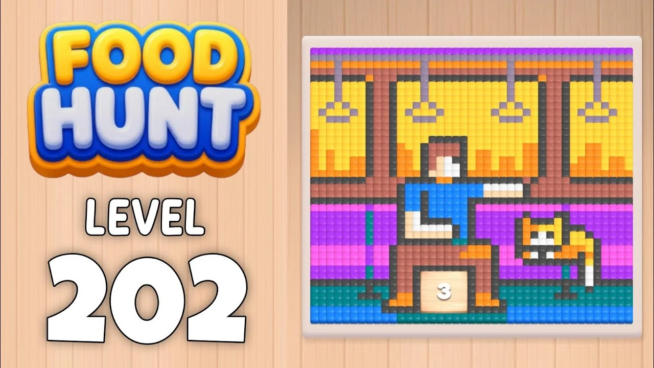 Food Hunt Level 202 board layout