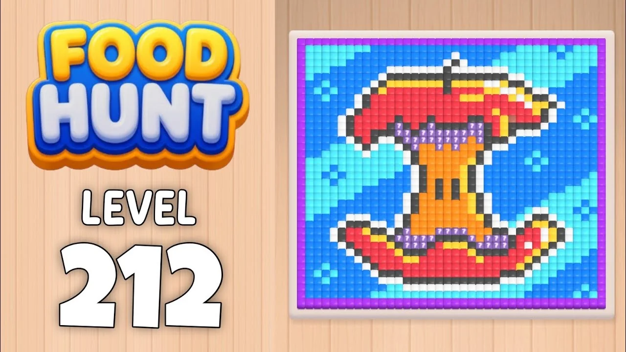 Food Hunt Level 212 board layout